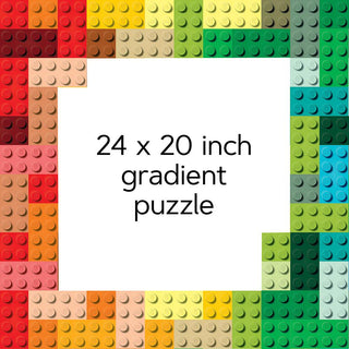 LEGO Rainbow Bricks | 1,000 Piece Jigsaw Puzzle
