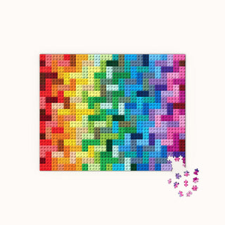 LEGO Rainbow Bricks | 1,000 Piece Jigsaw Puzzle