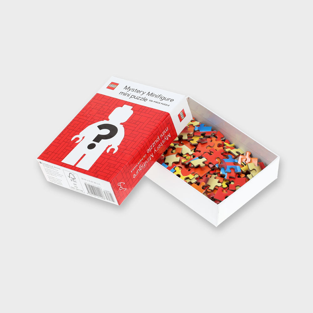 LEGO Mystery Minifigure (Red Edition) | 126 Piece Jigsaw Puzzle