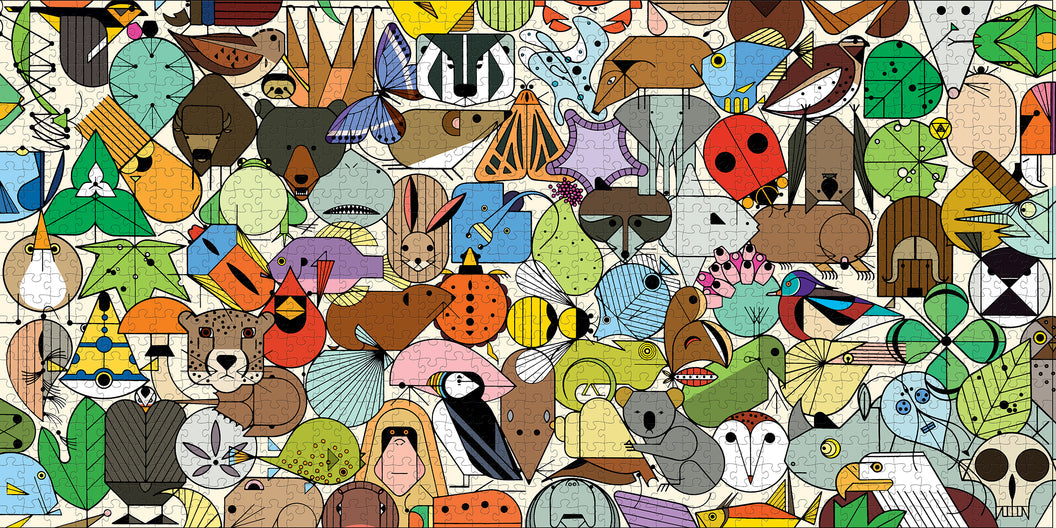 Charley Harper: Beguiled by Wild | 1,000 Piece Jigsaw Puzzle