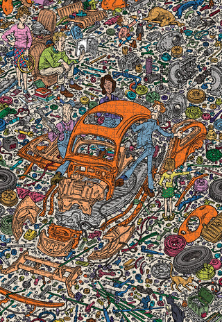 Peter Aschwanden: The Exploded Beetle | 1,000 Piece Jigsaw Puzzle