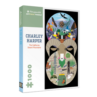 Charley Harper: The California Desert Mountains | 1,000 Piece Jigsaw Puzzle