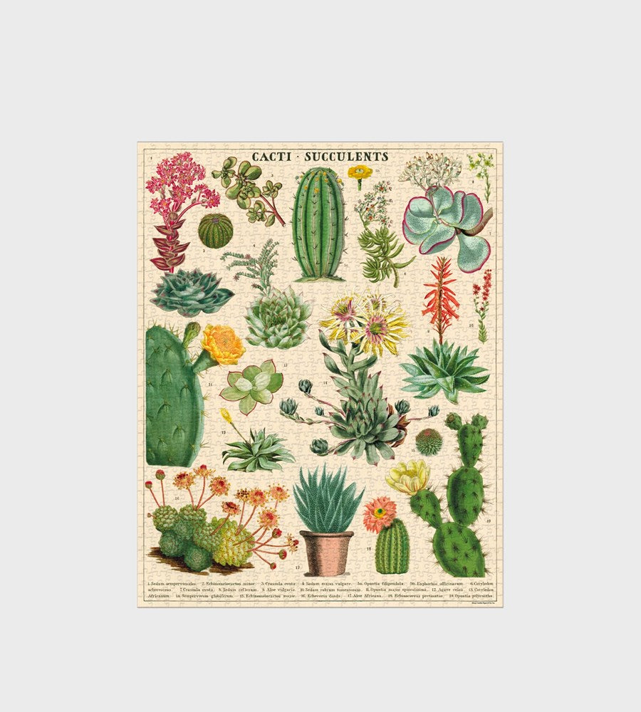 Cacti & Succulents | 1,000 Piece Jigsaw Puzzle