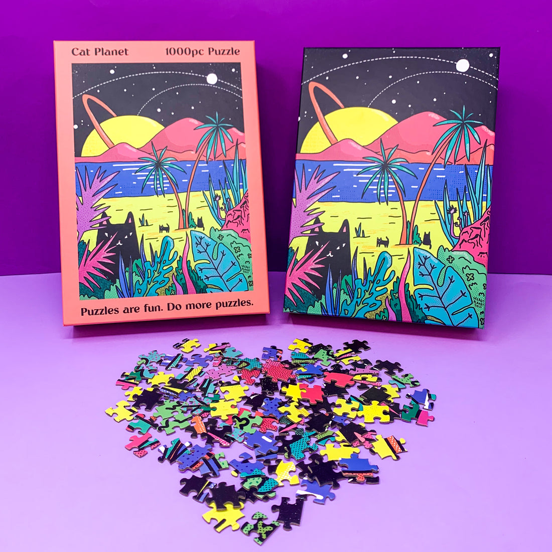 Cat Planet | 1,000 Piece Jigsaw Puzzle