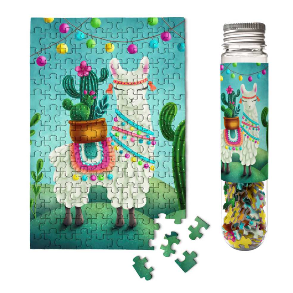 Llama Bama Ding Dong | 150 Piece Jigsaw Puzzle MicroPuzzles Puzzledly.