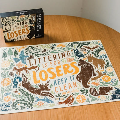 Littering is for Losers | 500 Piece Jigsaw Puzzle