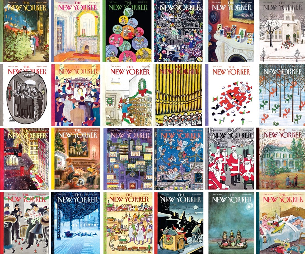 New Yorker Advent Calendar | 24 100 Piece Jigsaw Puzzles