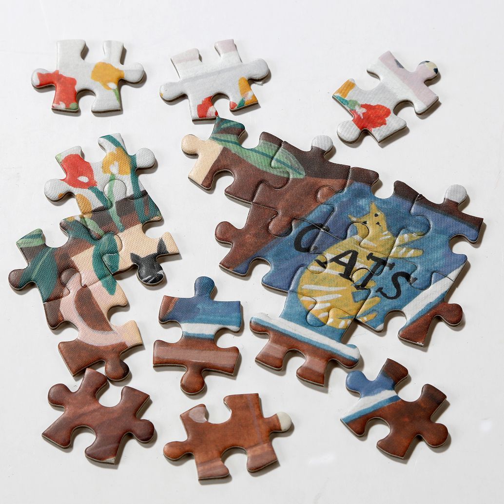 Cat Puzzle | 500 Piece Jigsaw Puzzle Pick Me Up Puzzle Puzzledly.