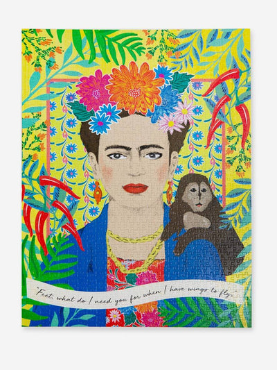Frida Kahlo Puzzle | 1,000 Piece Jigsaw Puzzle Pick Me Up Puzzle Puzzledly.