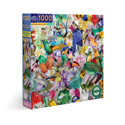 Hummingbirds & Gems | 1,000 Piece Jigsaw Puzzle
