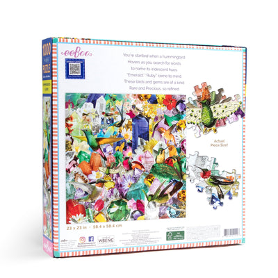 Hummingbirds & Gems | 1,000 Piece Jigsaw Puzzle