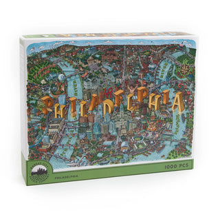 Philadelphia Map | 1,000 Piece Jigsaw Puzzle