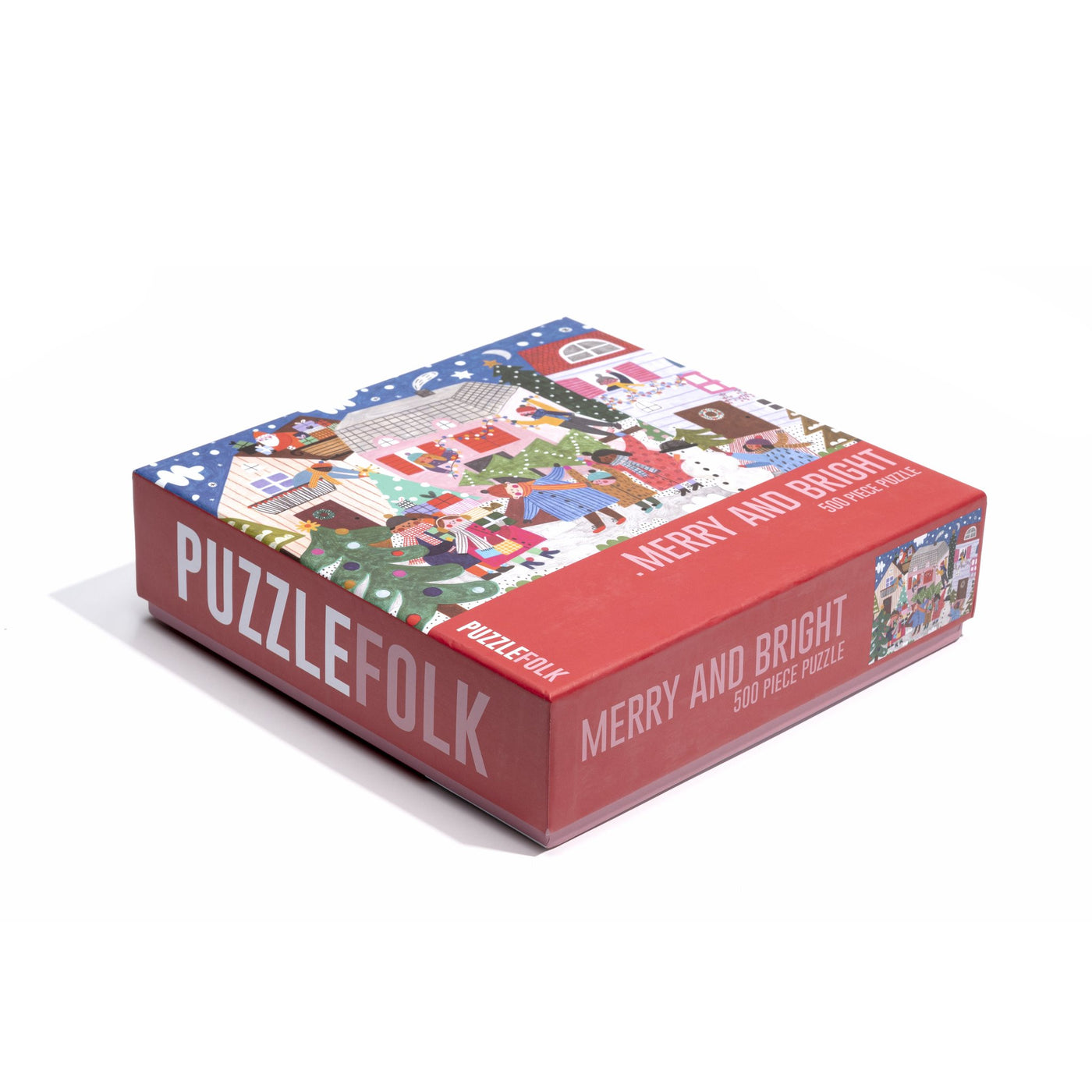 Merry & Bright | 500 Piece Jigsaw Puzzle Puzzlefolk Puzzledly.