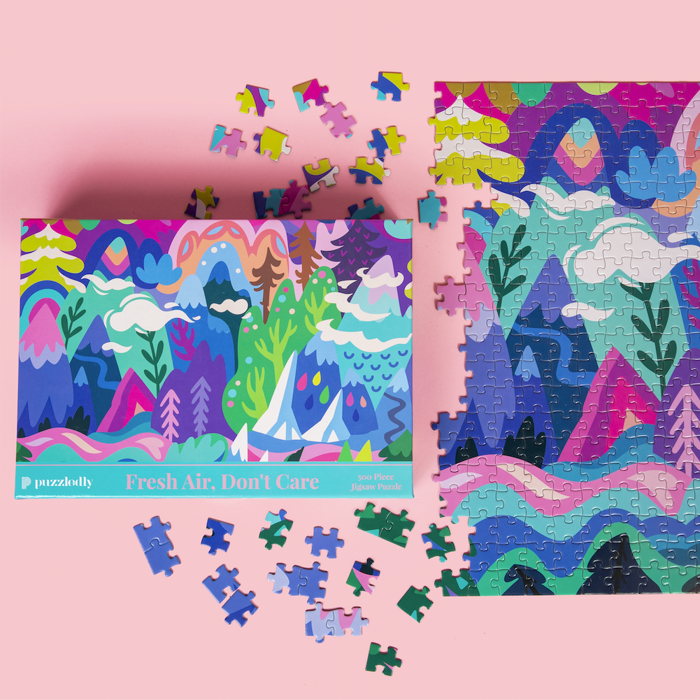 Fresh Air, Don't Care | 500 Piece Jigsaw Puzzle Puzzledly Puzzledly.