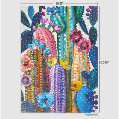 Desert Bloom Puzzle | 1,000 Piece Jigsaw Puzzle WerkShoppe Puzzledly.