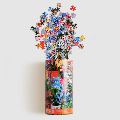 Tropical Vases Puzzle | 1,000 Piece Jigsaw Puzzle WerkShoppe Puzzledly.