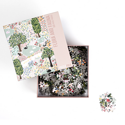 Flora & Fauna | 500 Piece Jigsaw Puzzle Puzzlefolk Puzzledly.