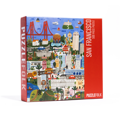 San Francisco | 500 Piece Jigsaw Puzzle Puzzlefolk Puzzledly.