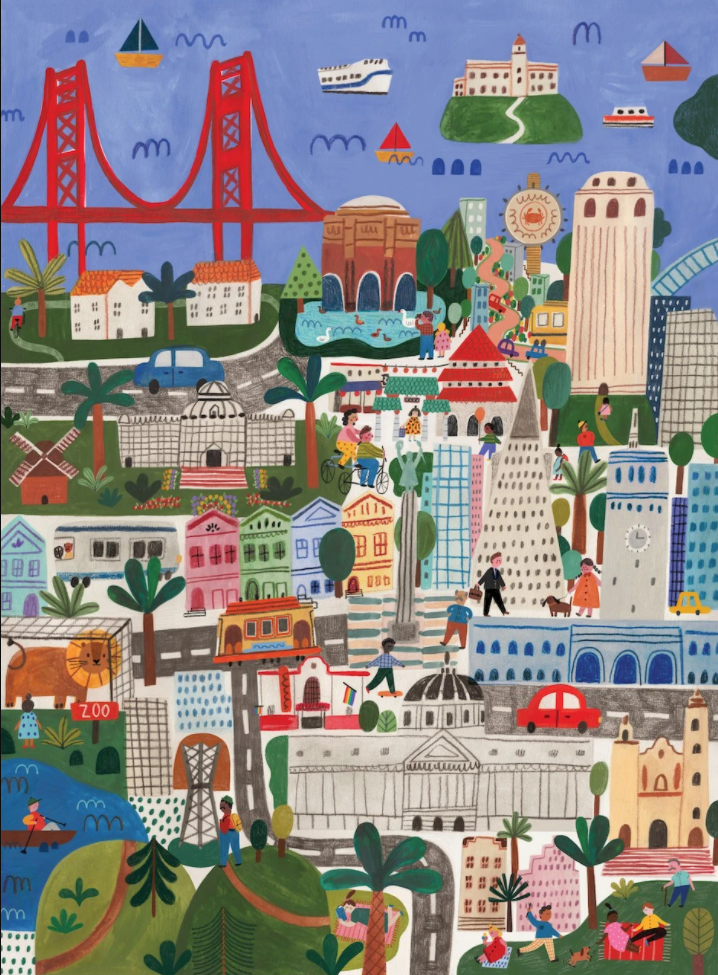 San Francisco | 500 Piece Jigsaw Puzzle Puzzlefolk Puzzledly.