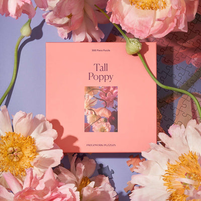 Tall Poppy | 500 Piece Jigsaw Puzzle Piecework Puzzles Puzzledly.