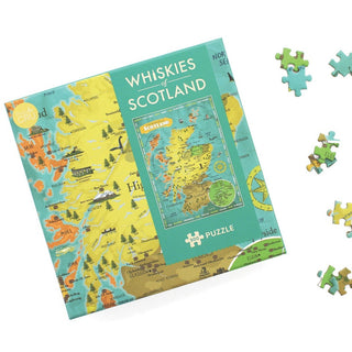 Whiskies of Scotland | 500 Piece Jigsaw Puzzle