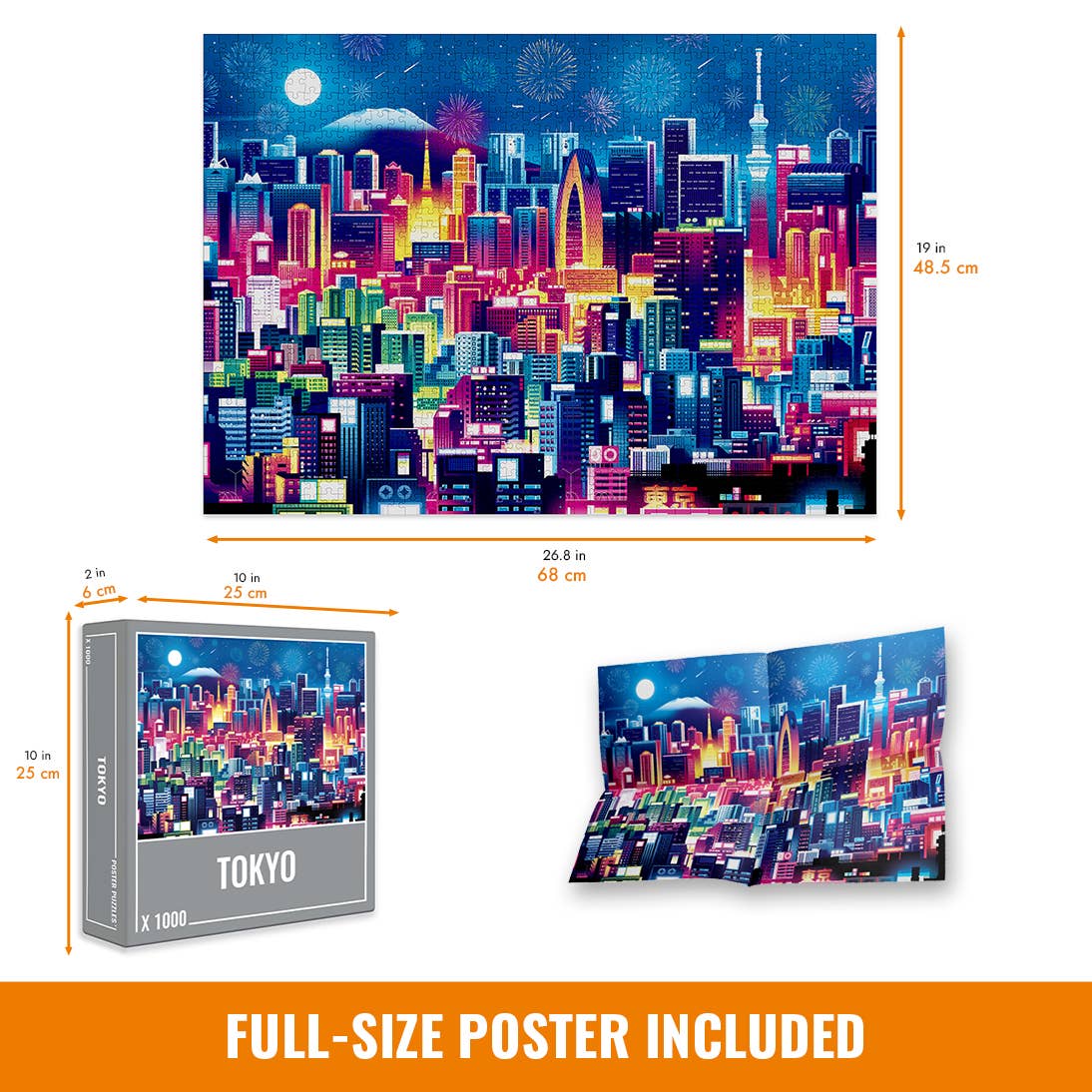 Tokyo | 1,000 Piece Jigsaw Puzzle