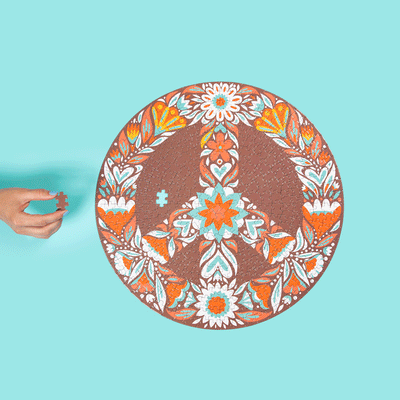 Peace by Piece | 500 Piece Jigsaw Puzzle Puzzledly Puzzledly.