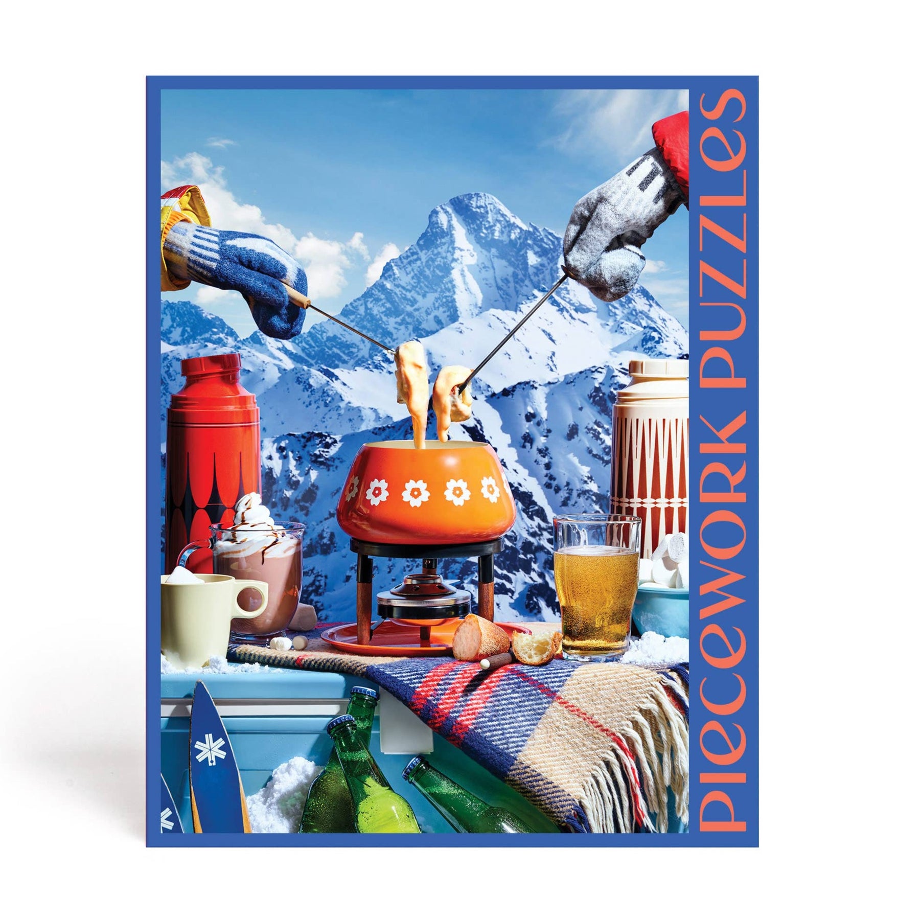 SKIING JIGSAW PUZZLE – 1000 Pieces, 66x50cm, Fun & Humorous Art By Tim Bulmer, Perfect Gift For Ski Lovers & Puzzle Fans