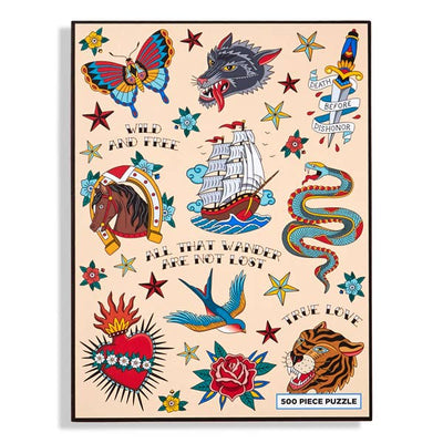 Vintage Tattoos | 500 Piece Jigsaw Puzzle