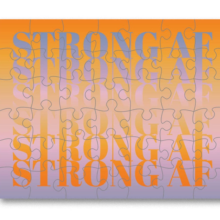 Strong AF | 42 Piece Mini Jigsaw Puzzle