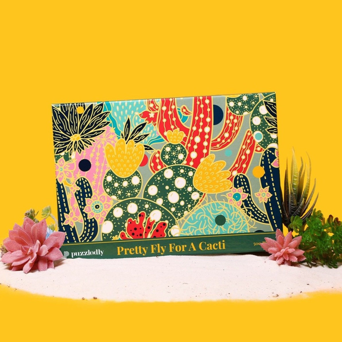 Pretty Fly For A Cacti | 500 Piece Jigsaw Puzzle Puzzledly Puzzledly.
