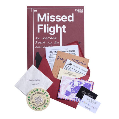 The Missed Flight | Escape Room in An Envelope: Dinner Party Game