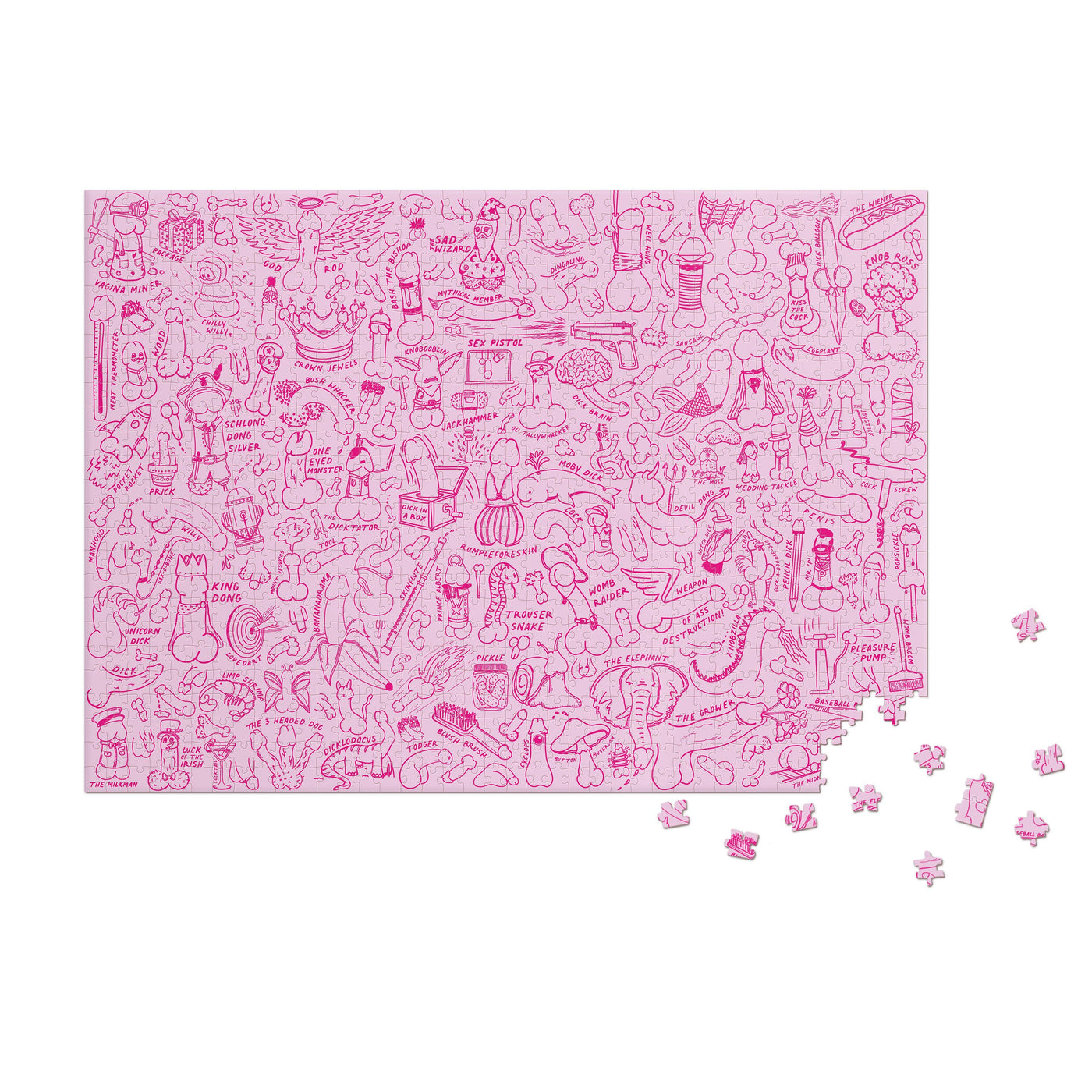 Penis Puzzle | 1,000 Piece Jigsaw Puzzle of