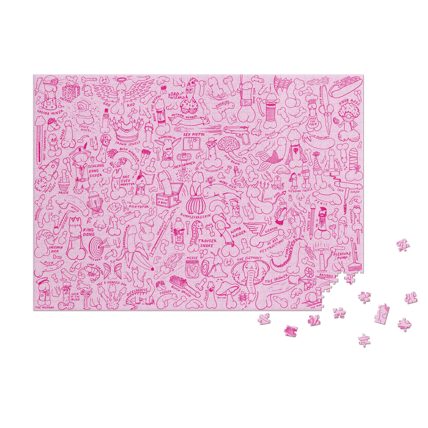Penis Puzzle | 1,000 Piece Jigsaw Puzzle of