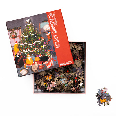 Meowy Christmas! | 500 Piece Jigsaw Puzzle