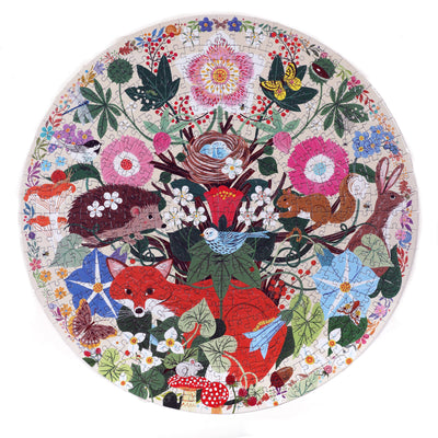 Woodland Creatures | 500 Piece Round Jigsaw Puzzle