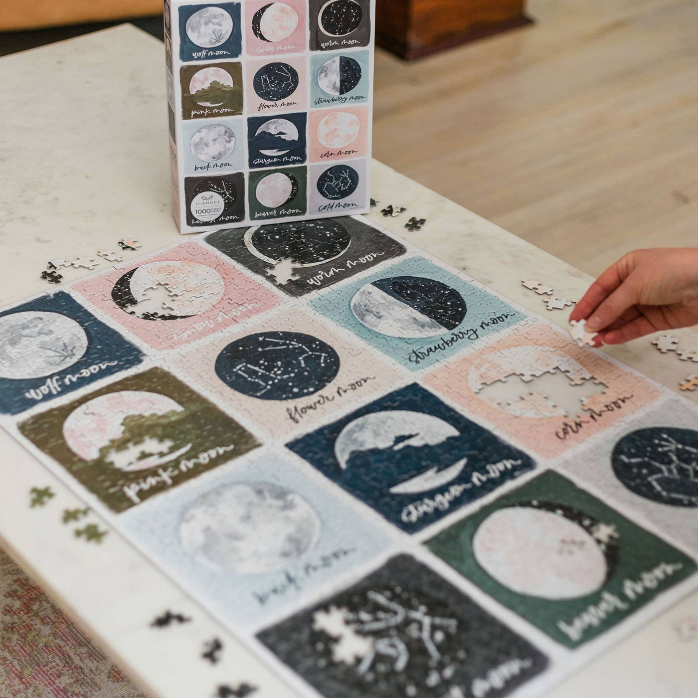 Painted Moons | 1,000 Piece Jigsaw Puzzle
