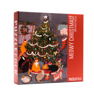 Meowy Christmas! | 500 Piece Jigsaw Puzzle