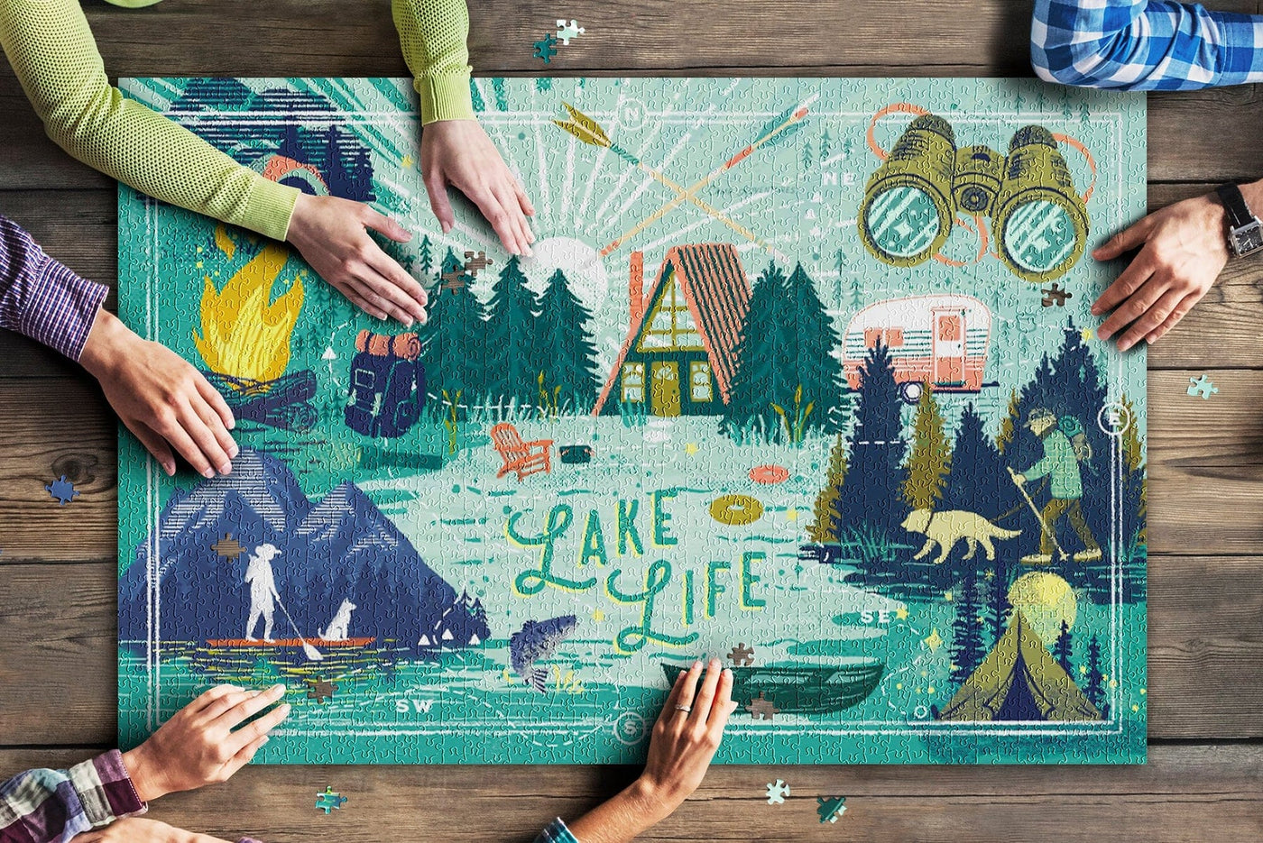 Lake Life Collage | 1,000 Piece Jigsaw Puzzle