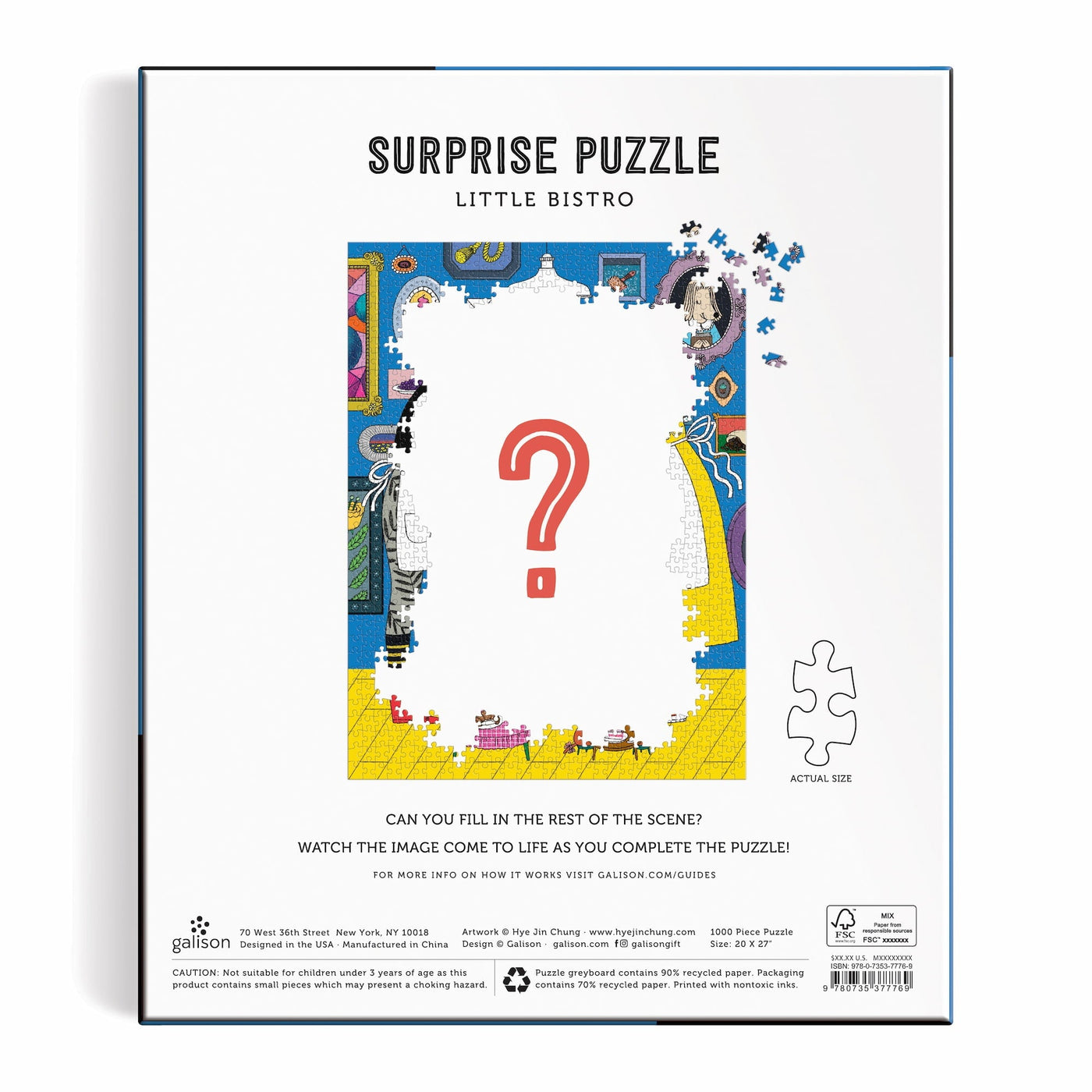 Little Bistro | 1,000 Piece Surprise Jigsaw Puzzle