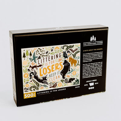 Littering is for Losers | 500 Piece Jigsaw Puzzle