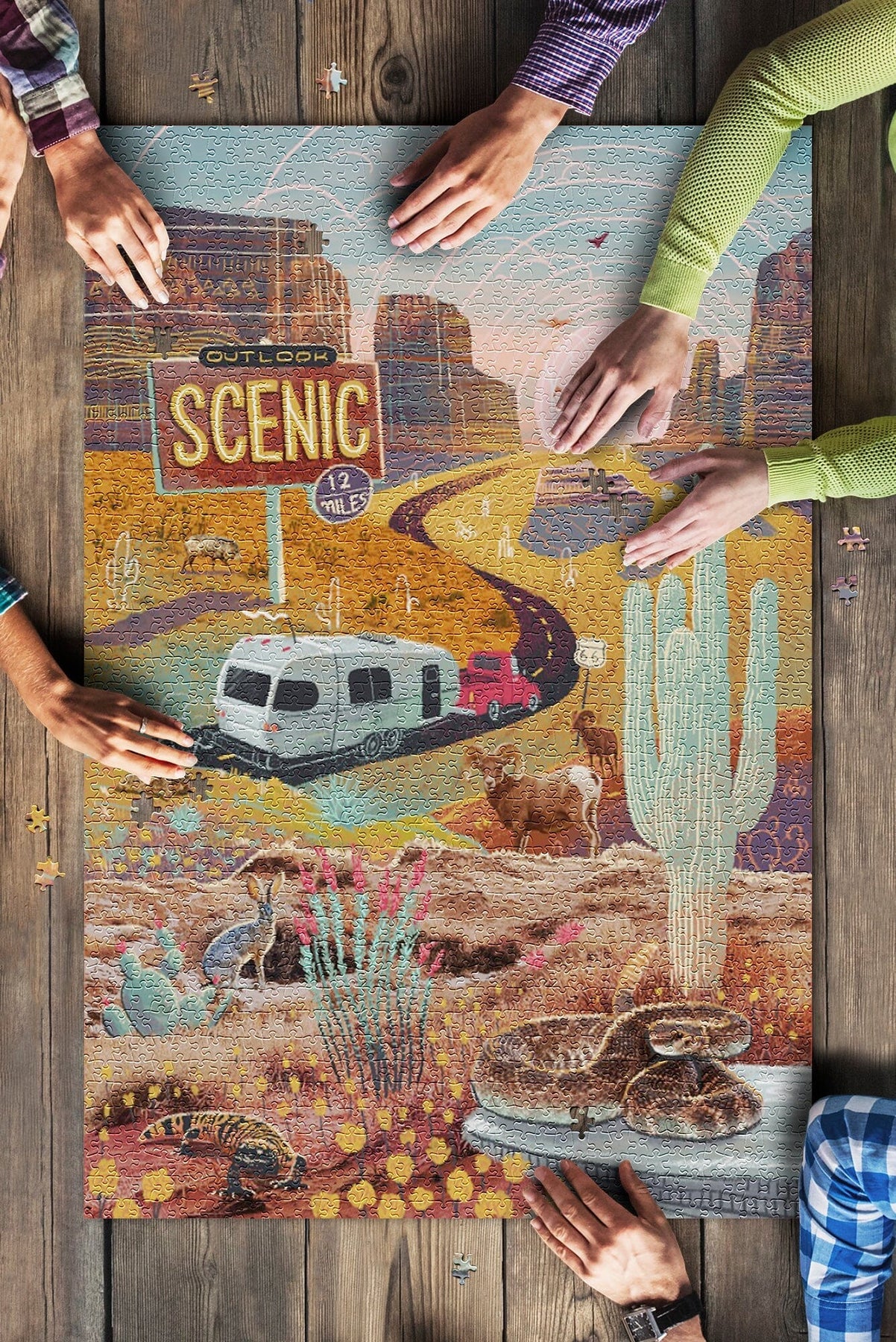 Outlook Scenic Desert | 1,000 Piece Jigsaw Puzzle