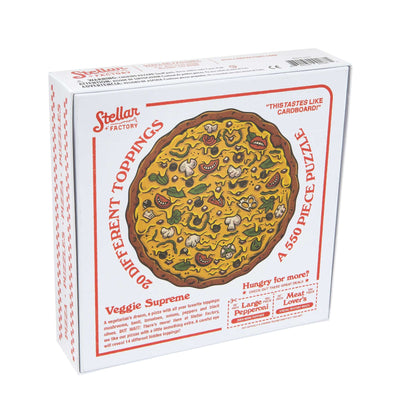 Veggie Supreme Pizza | 550 Piece Jigsaw Puzzle