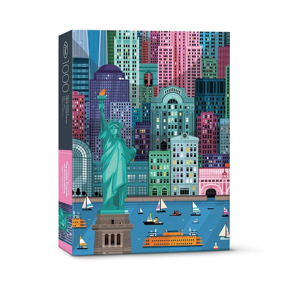 New York City | 1,000 Piece Jigsaw Puzzle Fred Puzzledly.