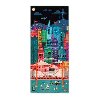 San Francisco by Fred | 1,000 Piece Jigsaw Puzzle Fred Puzzledly.