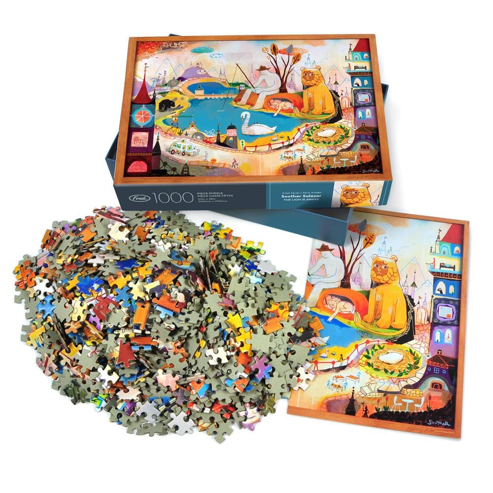 The Lion Is Awake | 1,000 Piece Jigsaw Puzzle