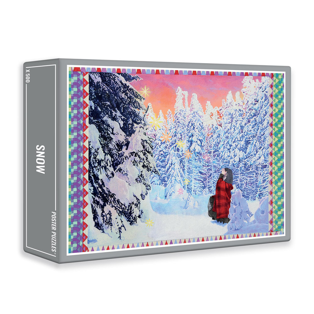 Snow by Cloudberries | 500 Piece Jigsaw Puzzle – Puzzledly