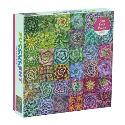 Succulent Spectrum | 500 Piece Jigsaw Puzzle