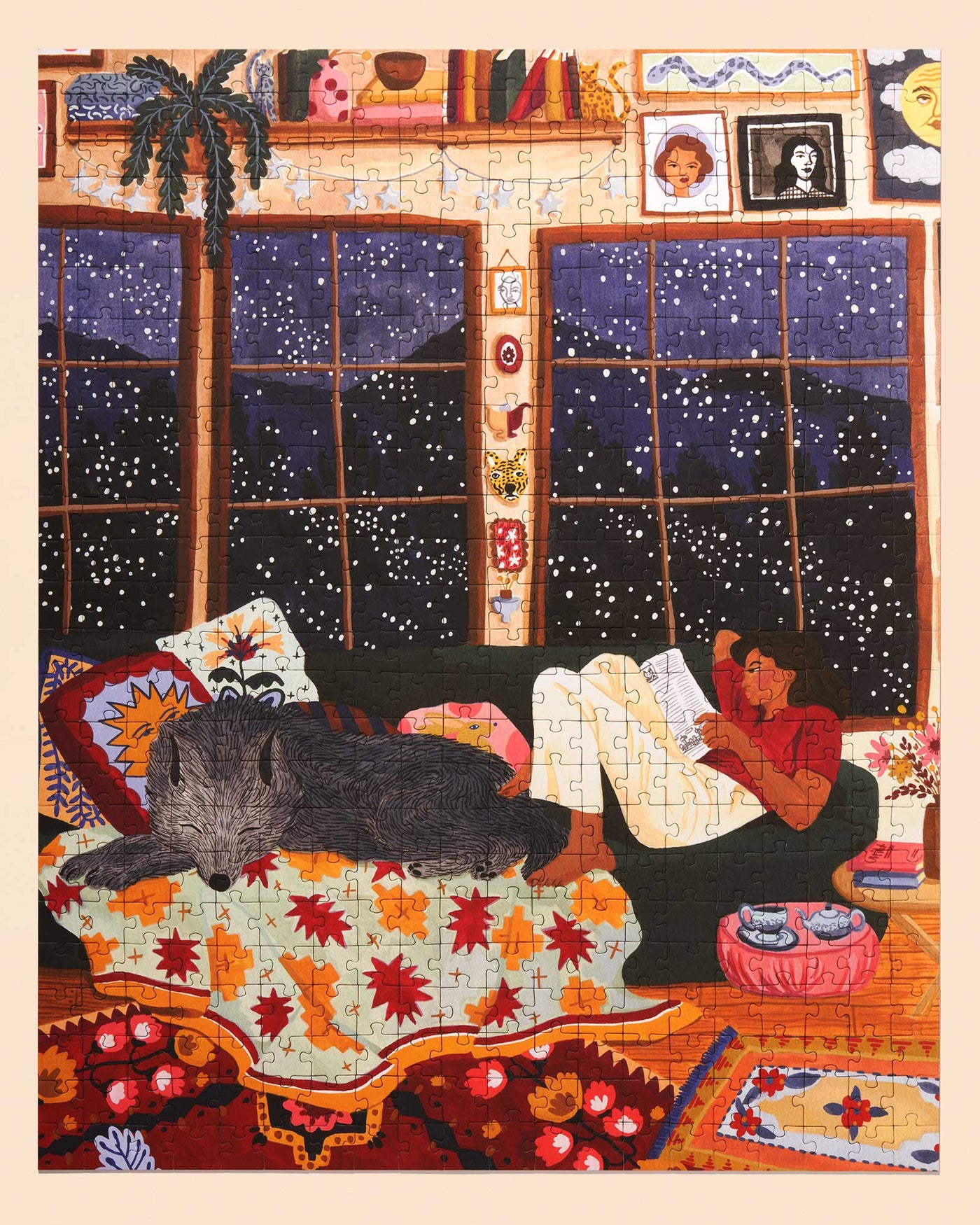 The Wolf and I by Angela Mckay | 500 Piece Jigsaw Puzzle