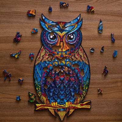 Charming Owl | Wooden Jigsaw Puzzle